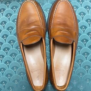 10 D Cole by Allen Edmonds Men's Brown Dress Loafers